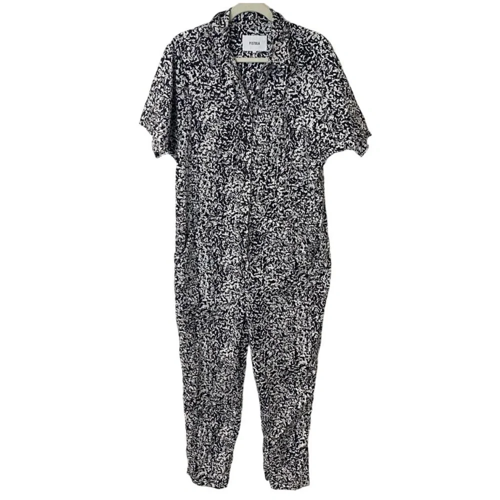 Pistola Black and White Jumpsuit - Picture 2 of 8